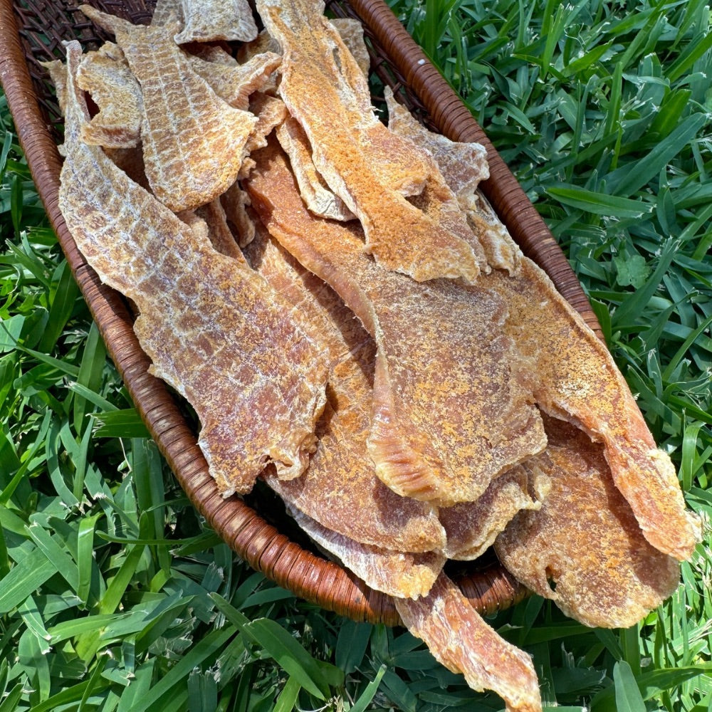 Power-Up Chicken Jerky in Peanut Butter