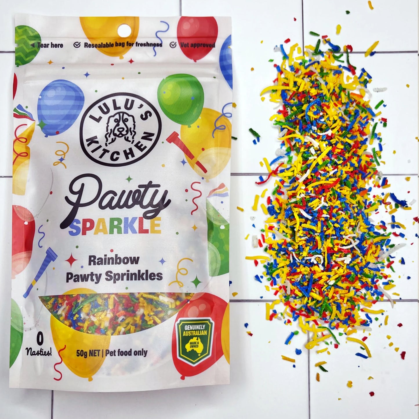 Pawty Sparkles Decorative Sprinkles 100g