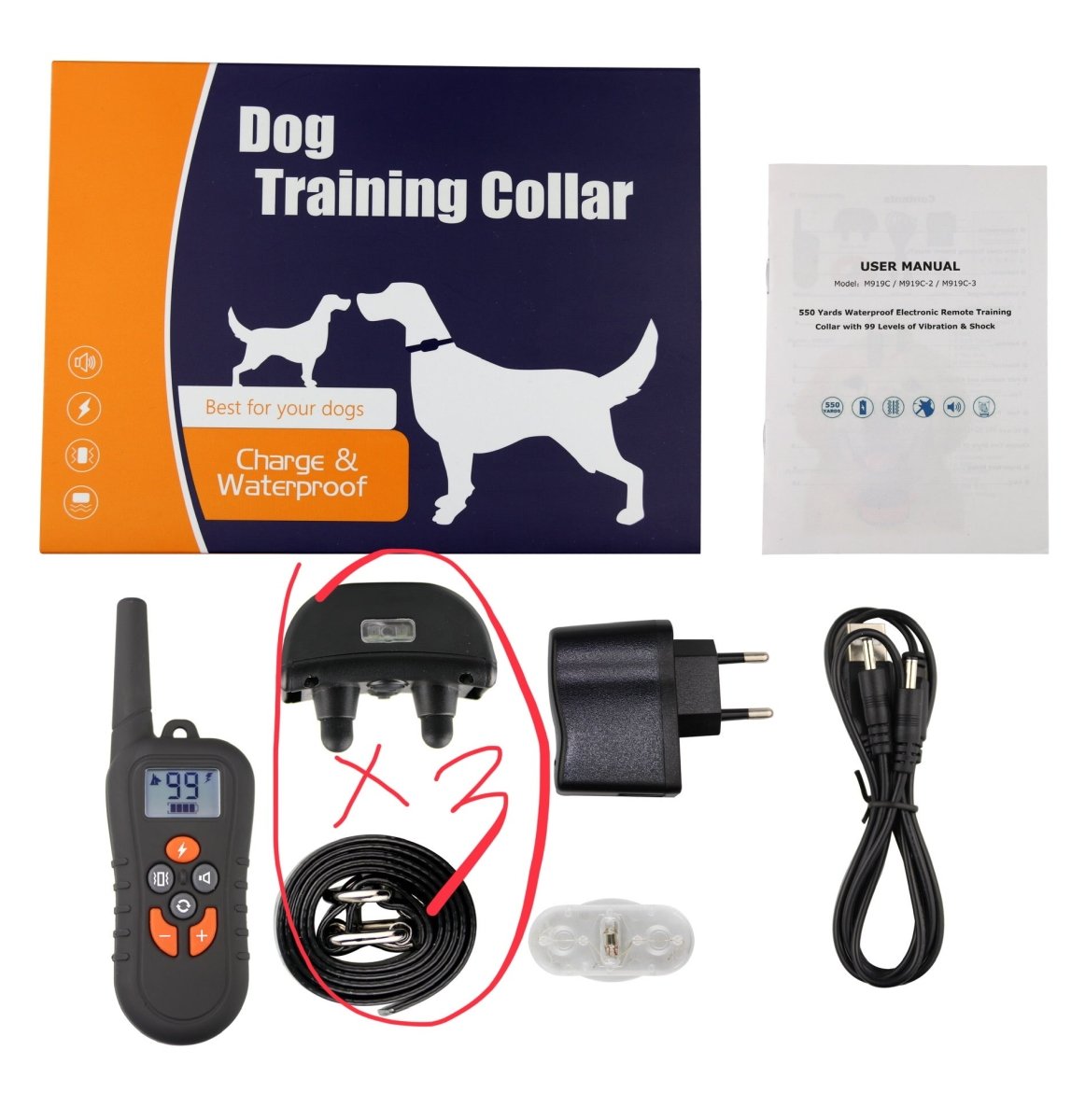 919c Remote Training Collar - Bark Doctor