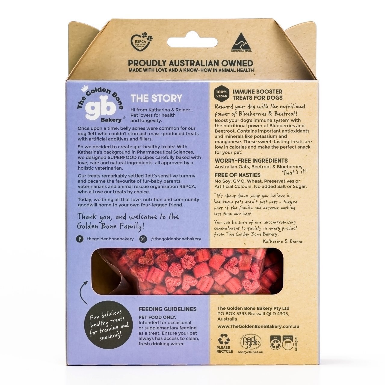 Immune Boosting with Blueberries Dog Treat