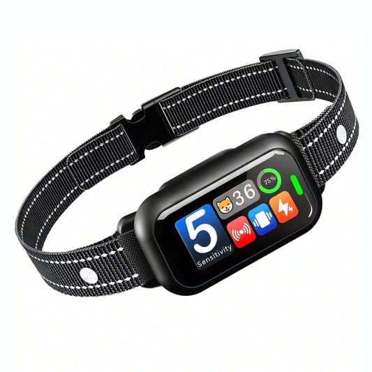BR01 Smart Anti-Bark Collar with Colour Display & Bark Counter