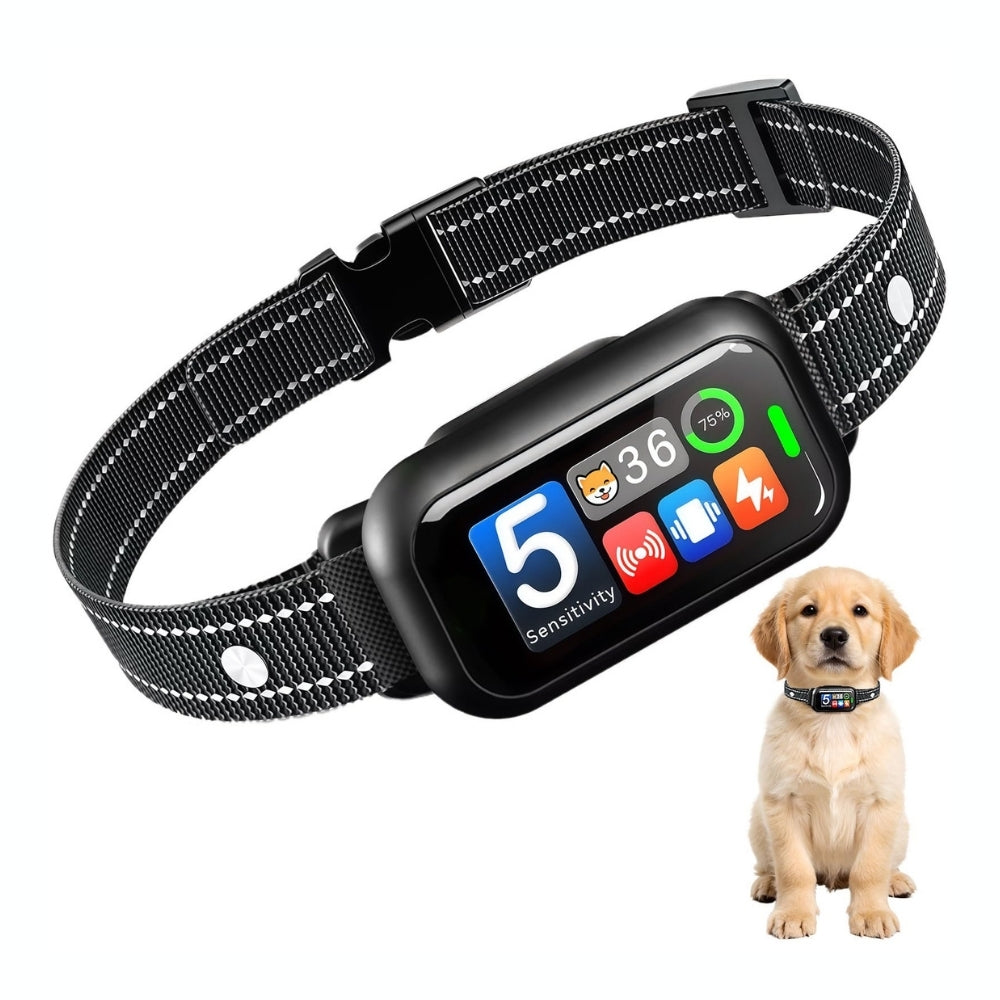 BR01 Smart Anti-Bark Collar with Colour Display & Bark Counter