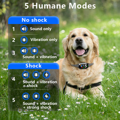 BR02 Waterproof Anti-Bark Collar with Bark Counter