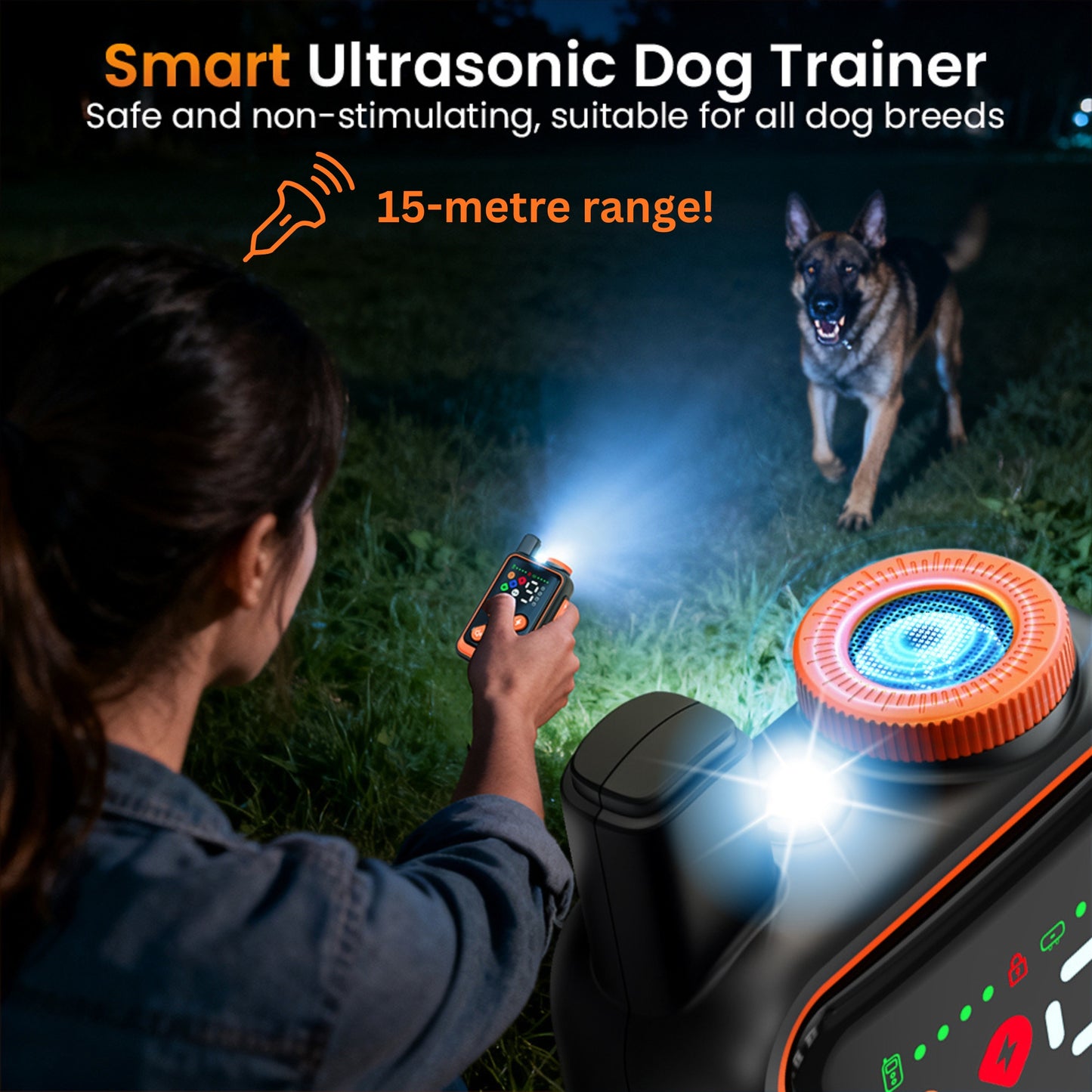 Bark Doctor UltraSmart Pro Remote Dog Training Collar