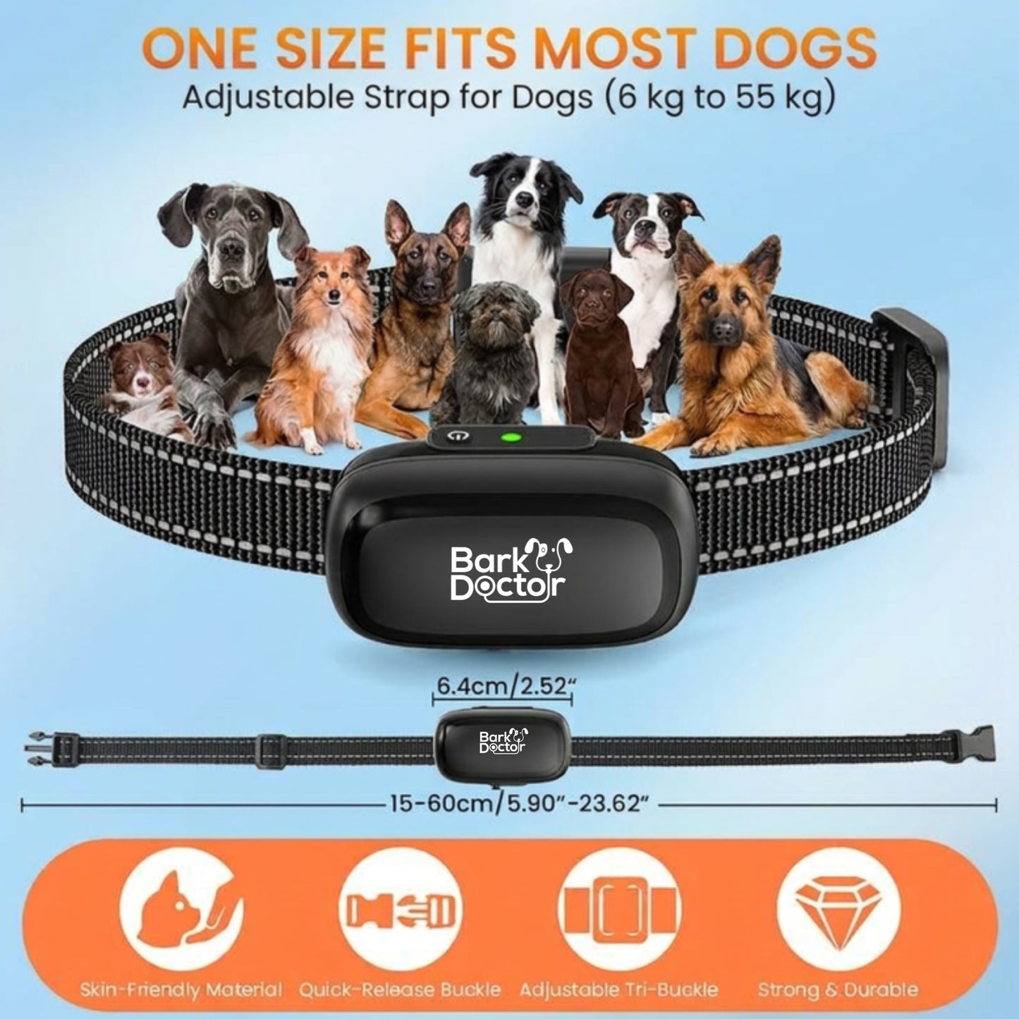 Bark Doctor UltraSmart Pro Remote Dog Training Collar