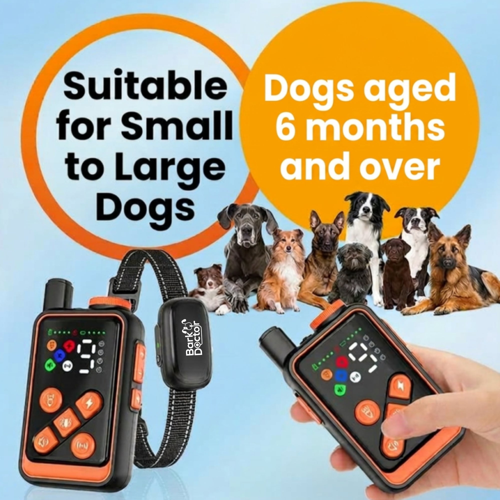 Bark Doctor UltraSmart Pro Remote Dog Training Collar