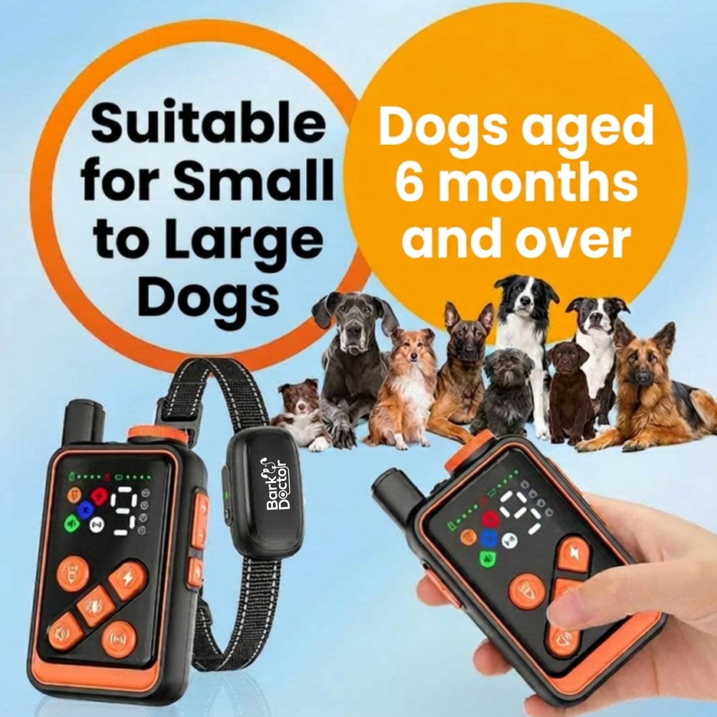 Bark Doctor UltraSmart Pro Remote Dog Training Collar