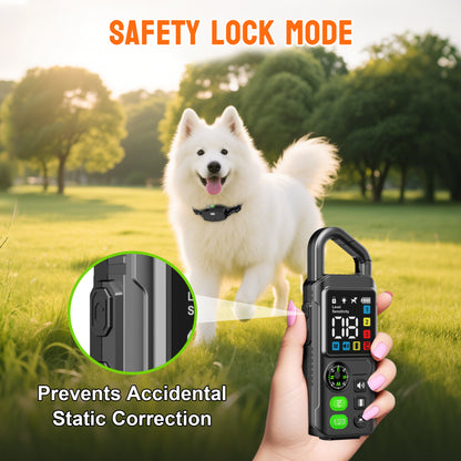 T810 3-in-1 / 2-in-1 Remote + Automatic Anti-Barking Dog Collar with Powerful LED Torch