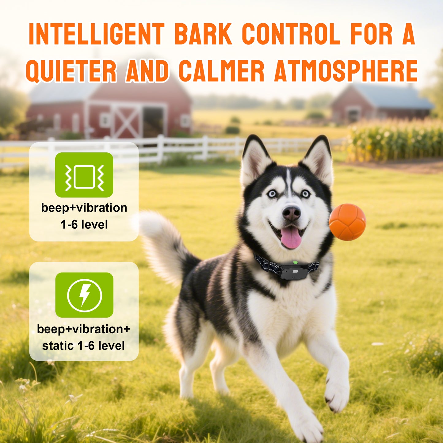 T810 3-in-1 / 2-in-1 Remote + Automatic Anti-Barking Dog Collar with Powerful LED Torch