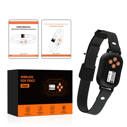 F820 GPS Wireless Fence Collar