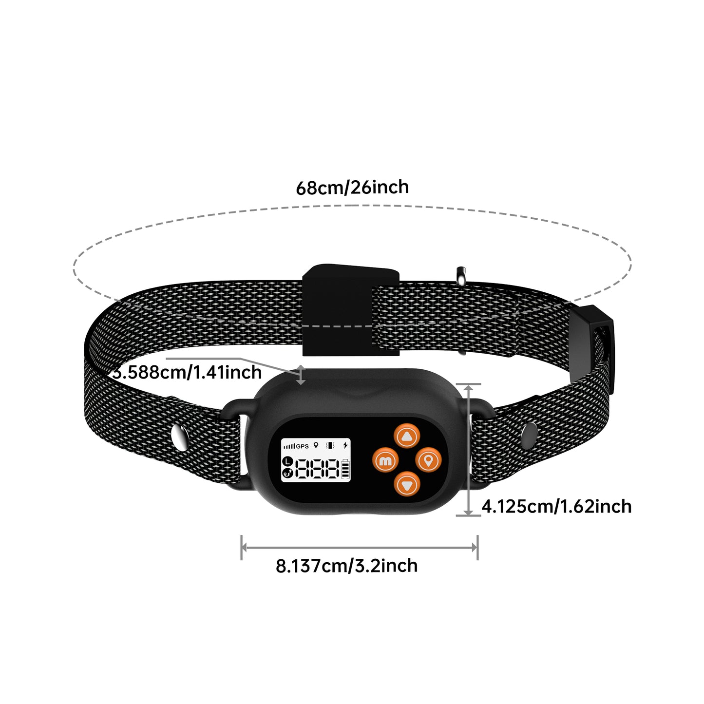 F820 GPS Wireless Fence Collar