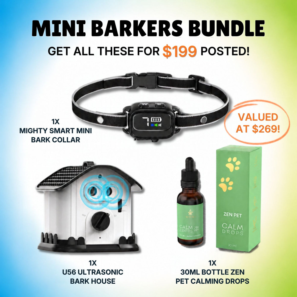 Mini Barkers Bundle – Small Dogs, Big Solutions!