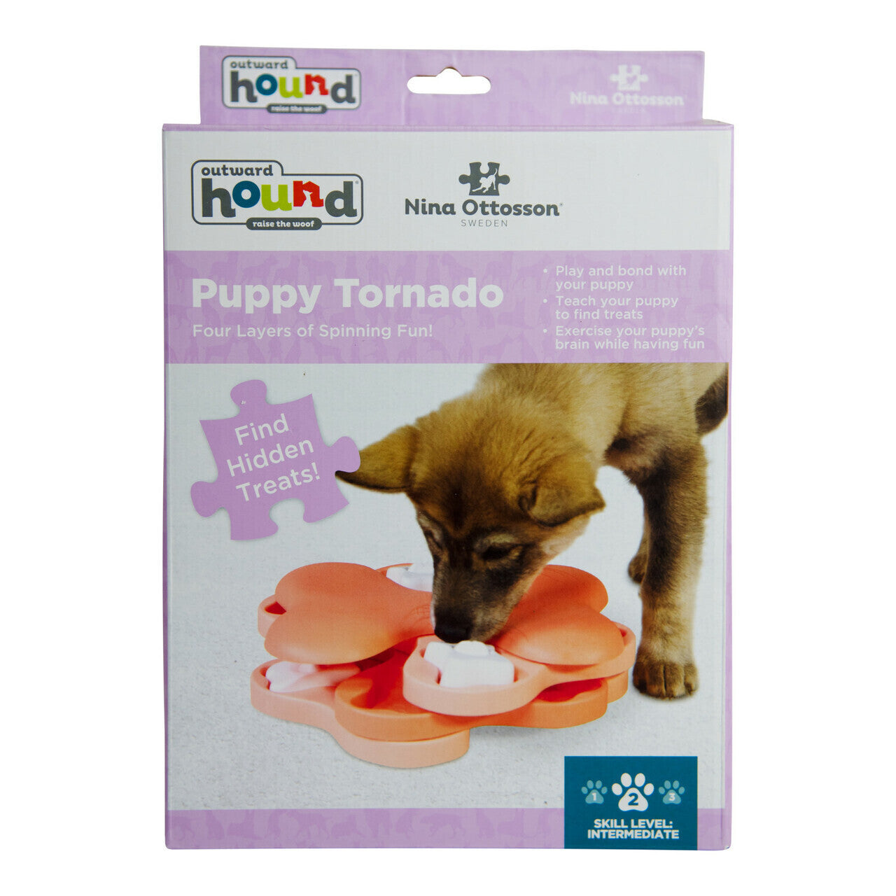 Puppy Tornado (Level 2) Puzzle Feeder