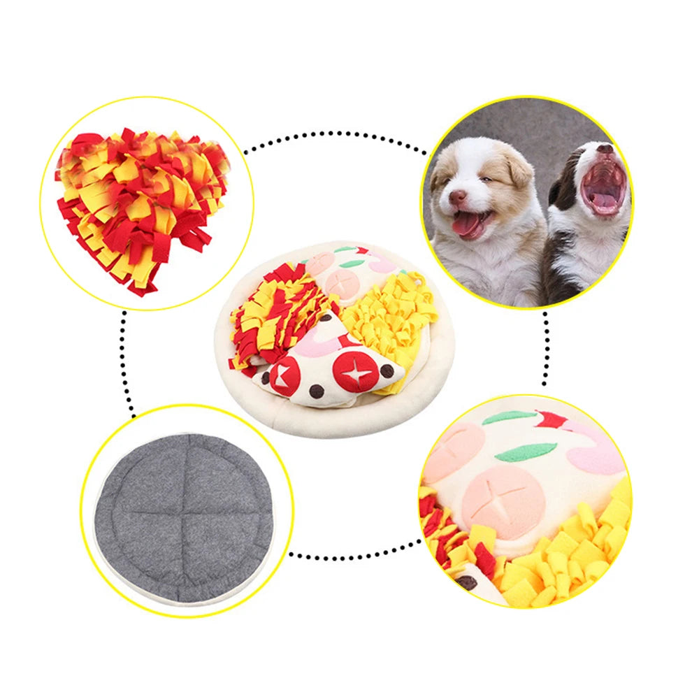 Pizza Snuffle Puzzle Mat