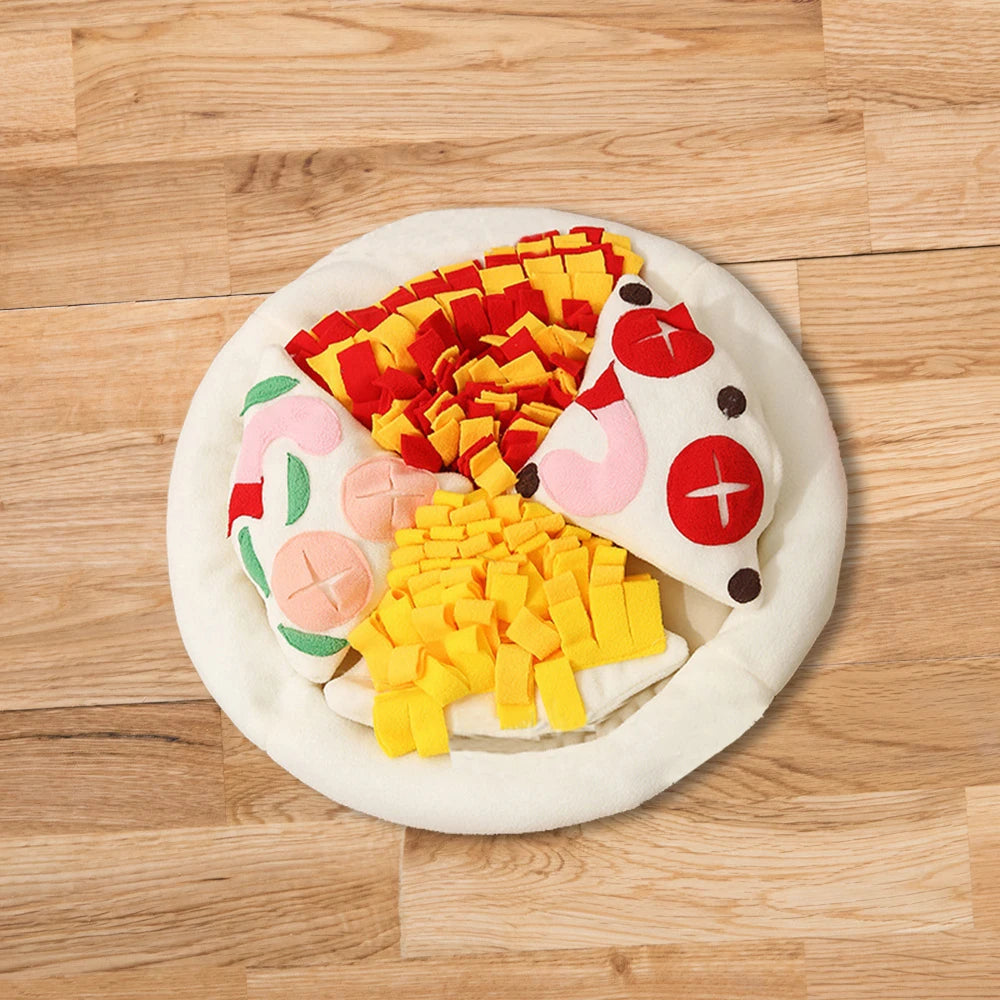 Pizza Snuffle Puzzle Mat