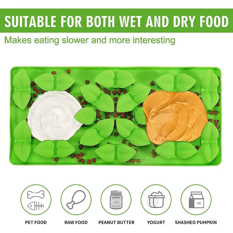 Leaves Silicone Snuffle Feeder