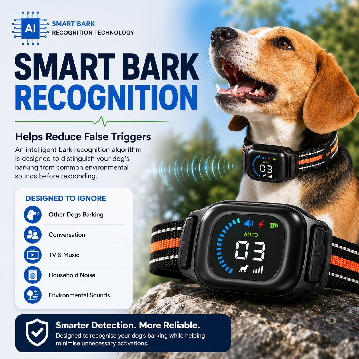Bark Doctor T511 SmartTrainer 2-in-1
