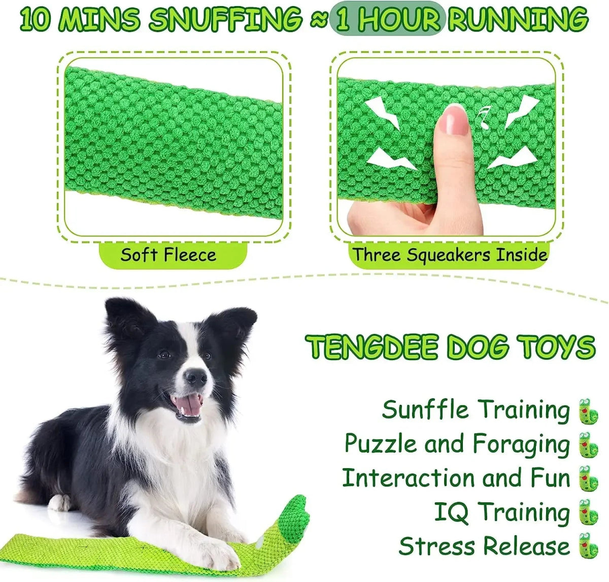 Freddy The Frog Snuffle Toy - Bark Doctor