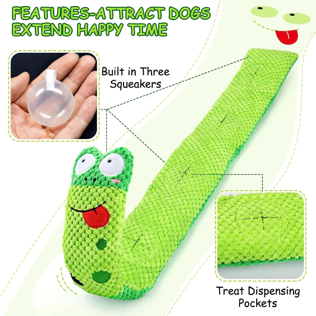 Freddy The Frog Snuffle Toy - Bark Doctor